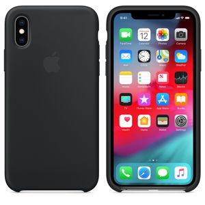 APPLE Iphone XS Silicone Case Black (MRW72ZM/A)