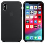 APPLE IPHONE XS SILICONE CASE BLACK . (MRW72ZM/A)