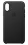 APPLE iPhone XS Leather Case - Black (MRWM2ZM/A)