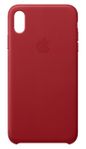APPLE (PRODUCT) RED - Baksidesskydd för mobiltelefon - läder - röd - för iPhone XS Max (MRWQ2ZM/A)