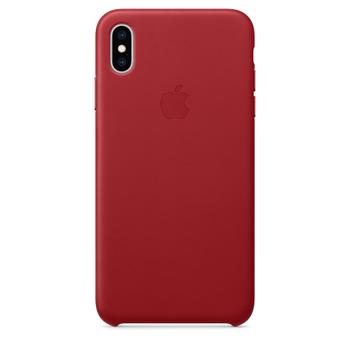 APPLE iPhone XS Max Leather Case - (PRODUCT)RED (MRWQ2ZM/A)
