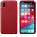 APPLE (PRODUCT) RED - Baksidesskydd för mobiltelefon - läder - röd - för iPhone XS Max (MRWQ2ZM/A)