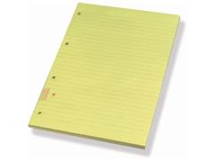 BANTEX konceptblok A4 linjeret gul