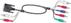 POLYCOM HDX MAIN MONITOR CABLE DVI VIDEO & DUAL RCA AUDIO
