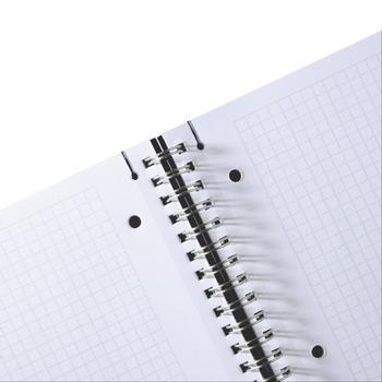 HERLITZ Spiralblock "to go" PP-Cover A4 80 Bl. opak schwarz (11293073)