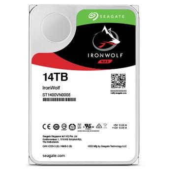 SEAGATE Ironwolf PRO 14TB 3,5" NAS PRO 3,5", 7200RPM, SATA 6.0Gb/s, 256Mb Cache, 2 years data rescue, 5 years warr (ST14000NE0008)