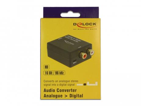 DELOCK Audio Converter Analogue > Digital HD (63468)