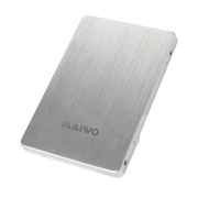 DELTACO M.2 SSD til SATA adapter, Alu, Silver