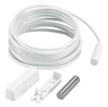 ABUS MK2000W, 11 x 48 x 12 mm, 100V/ 0.05A,  Kabel, Hvid - (Fjernlager - levering  2-4 døgn!!) (MK2000W)
