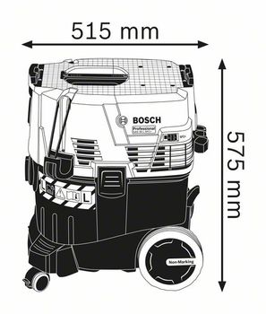 Bosch GAS 35 L SFC tørr-/ våtstøvsuger (06019C3000)