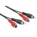 HAMA EXXTER Kabel 2xRCA-2xRCA 5 m 2xHane-2xHane