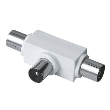 HAMA EXXTER Adapter Antenn Fördelare Vit Hane-2xHona (105053)