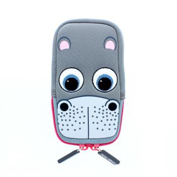 TABZOO Mobilväska Flodhäst Grå Universal (CTZ-UNI-HIPPO)