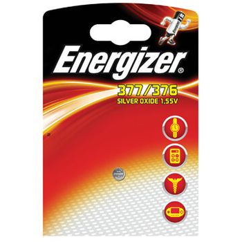 ENERGIZER Batteri 376/377 Sølv Oxid 1-pak (7638900107777)