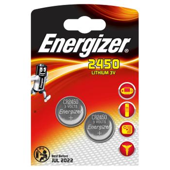 ENERGIZER Batteri CR2450 Lithium 2-pak (7638900381795)