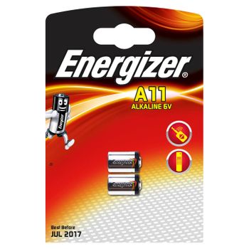 ENERGIZER Battery A11/E11A Alkaline 2-pa F-FEEDS (7638900394498)
