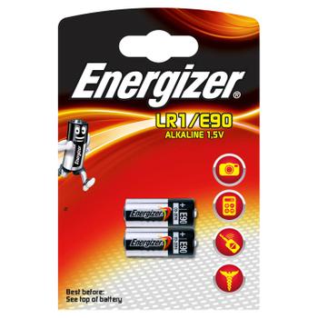 ENERGIZER Battery LR1/E90 Alkaline 2-pak F-FEEDS (7638900295634)