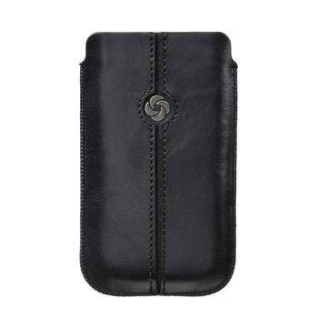 SAMSONITE Mobile Bag Dezir Leather Small Black (P12*09002)