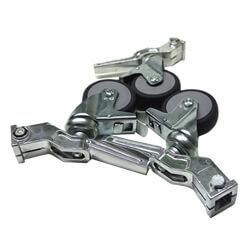 AVENGER Hjulset A9000N Med HjullÃ¥s/ 3st. Silver (A9000N)