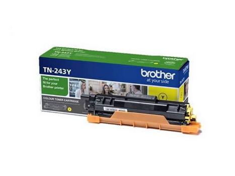 BROTHER TN243Y - Yellow - original - toner cartridge - for Brother DCP-L3510,  L3517, L3550, HL-L3210, L3230, L3270, MFC-L3710,  L3730, L3750, L3770 (TN243Y)