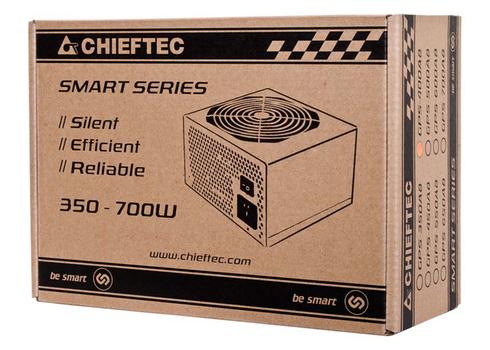 CHIEFTEC PSU 500W 12CM FAN ACTIVE PFC ATX12V V2.3 80+ EFF.(WITH POWER CORD) (GPS-500A8)
