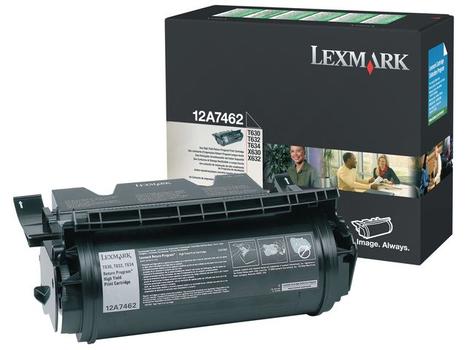 LEXMARK TONER CARTRIDGE 21K PAGES PREBA F/ T630 T632 T634 NS (12A7462)