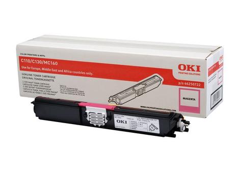 OKI C110 C130 toner cartridge magenta high capacity 2.500 pages 1-pack (44250722 $DEL)