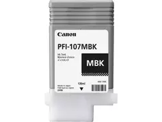 Canon PFI-107 MBK - 130 ml - matt svart - original - blekkbeholder - for imagePROGRAF iPF670, iPF680, iPF685, iPF770, iPF780, iPF785