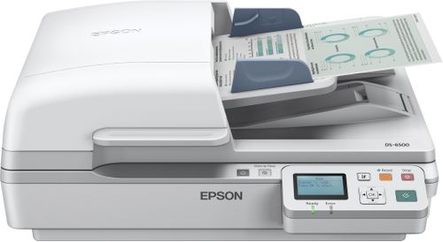 EPSON WorkForce DS-7500N A4 Document Scanner 1200dpi 40ppm Duplex Scan 100 sheet ADF USB Ethernet (B11B205331BT)