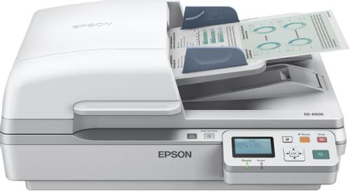 EPSON WorkForce DS-7500N - Documentscanner - CCD - Dubbelzijdig - A4 - 1200 dpi x 1200 dpi - tot 40 ppm (mono) / tot 40 ppm (kleur) - ADF (100 vellen) - tot 4000 scans per dag - USB 2.0, LAN (B11B205331BT)
