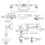 STARTECH StarTech.com Dual Desktop Mount Monitor Arm (ARMDUAL)