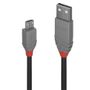 LINDY 0,2m USB 2.0 Type A to Micro-B Cable, Anthra Line