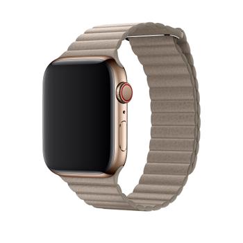 APPLE Band 44mm Stne Leather Loop M (MTHC2ZM/A)