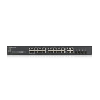 ZYXEL GS1920-24v2 28 Port Smart Managed Switch 24x Gigabit Copper and 4x Gigabit dual pers (GS1920-24V2-EU0101F)