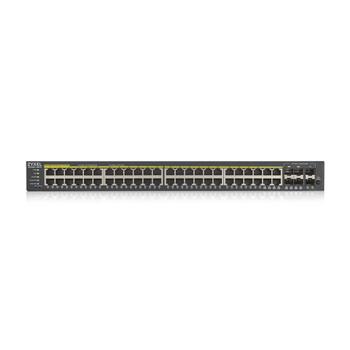 ZYXEL 52 PORT SMART MGD GB SWITCH WEB + CLOUDMGD USABLE            IN PERP (GS192048HPV2-EU0101F)