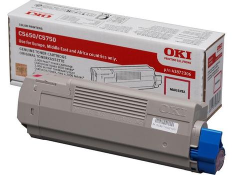 OKI Magenta Toner Cartridge 2K pages - 43872306 (43872306)
