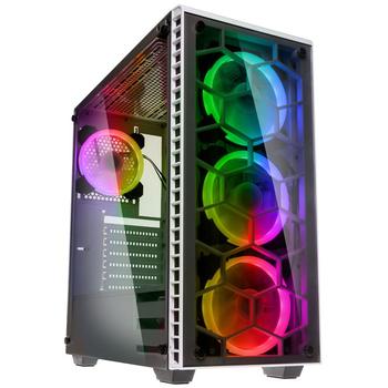 KOLINK Observatory RGB Midi-Tower,  Tempered Glass - weiß Window (OBSERVATORY RGB WHITE)