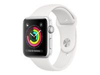 APPLE WATCH SERIES 3 GPS 38MM SILVER ALUM WHITE SPT BAND CONS (MTEY2FS/A)