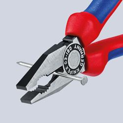 KNIPEX Combination Pliers chrome plated, insulated 180 mm (0306180)