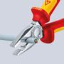 KNIPEX Combination Pliers chrome plated, insulated 180 mm (0306180)
