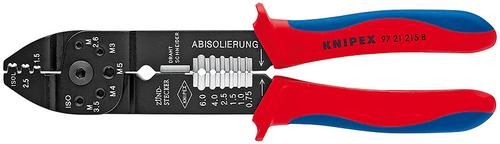 KNIPEX Crimping Pliers burnished 215 mm (9721215B)