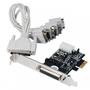 LONGSHINE Controller PCIe 4x Seriell powered (RS232C) retail