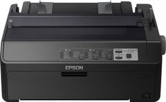 EPSON LQ 590IIN - Drucker - s/w - Punktmatrix - Rolle (21,6 cm), JIS B4, 254 mm (Breite) - 360 x 180 dpi - 24 Pin - bis zu 584 Zeichen/Sek. - parallel, USB 2.0, LAN, seriell