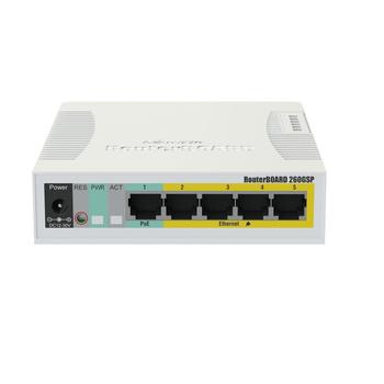 MIKROTIK RB260GSP w/5 Gigabit ports and SFP cag (CSS106-1G-4P-1S)