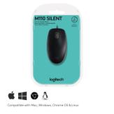 Logitech B110 Silent - mus - USB (910-005508)