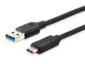 EQUIP USB 3.1 Kabel A->C M/M 1,0m Type C