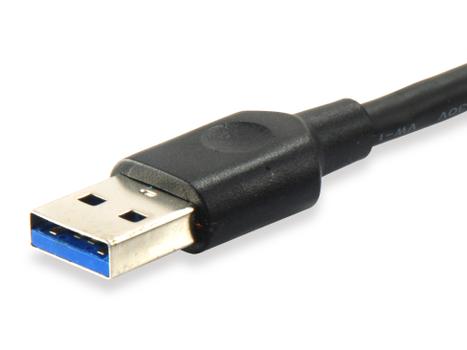 EQUIP USB 3.1 A MALE TO F-FEEDS2 (12834107)