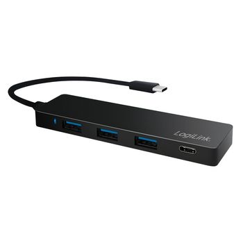 LOGILINK USB 3.1 HUB 3+1-port Type-C schwarz (UA0311)