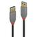 LINDY USB3.0 Type A Cable. M/M. Anthra Line. 0.5m Factory Sealed