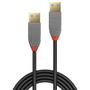 LINDY USB3.0 Type A Cable. M/M. Anthra Line. 1.0m Factory Sealed (36751)